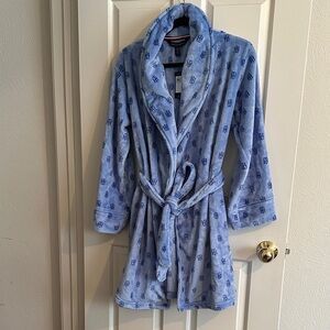 Tommy Hilfiger Blue Monogrammed Robe